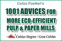 Celso Foelkel's 1001 Advices for more Ecoefficient Pulp & Paper Mills / 1001 maneras de hacer su fbrica de celulosa y papel ms ecoeficiente / Grau Celsius / Celsius Degree